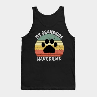 Grandkids have paws Tank Top